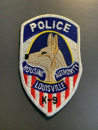 Louisville Kentucky Housing Authority Police K - 9 Patch