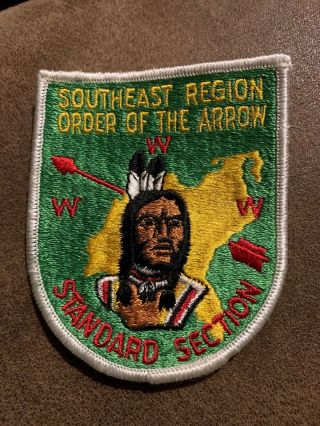 Southeast Region Order Of The Arrow Standard Section Patch 1980’s F4166