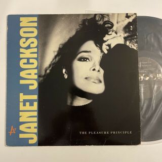 Janet Jackson - The Pleasure Principle Vinyl 12 " Single Ex/vg - Sp 12230 A&m