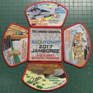 Boy Scout Tecumseh Ohio Minecraft Council 2017 National Jamboree Jsp Set (f4 - 53
