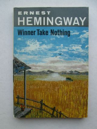 Winner Take Nothing By Ernest Hemingway 1970 Vintage Paperback Scribner Library