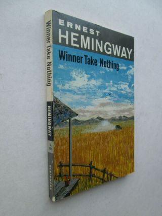 WINNER TAKE NOTHING by Ernest Hemingway 1970 VINTAGE PAPERBACK Scribner Library 2