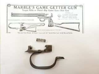 Marble Game Getter Model 1908 Trigger Guard & Locking Block W/ Spring 6314