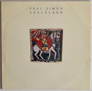 Paul Simon - Graceland Lp - 1986 Uk Warner Bros Embossed Sleeve Ex Vinyl