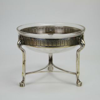 Wmf Art Nouveau Jugendstil Silver Plated Fruit Bowl