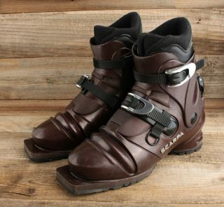 Vintage Scarpa T3 Backcountry Telemark Ski Boots Size 10