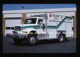 Winchester Va Vrs 1994 International Marion Rescue Fire Apparatus Slide