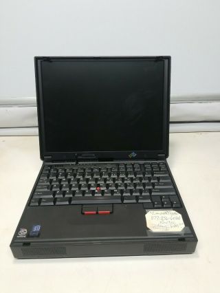 Ibm Think Pad 380z Type 2635 Vintage Laptop No Charger Parts/repair