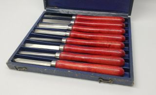 Vintage Craftsman Professional Lathe Chisel Set Of 8 - Woodworking Knives