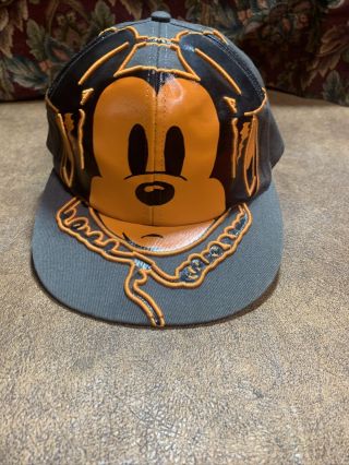Vintage Disney Parks Mickey Mouse Graphic Baseball Cap Hat