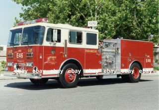 Orange County Ca E46 1990 Seagrave Pumper Fire Apparatus Print