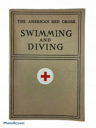 The American Red Cross Swimming And Diving 1938 Paperback Book