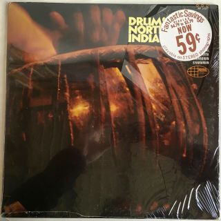 Drums Of North & South India Lp World Pacific Wp - 1437 Mono,