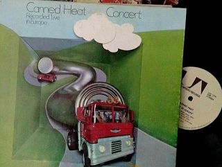 Canned Heat Concert: Recorded Live In Europe 1970 Liberty Lp Vinyl