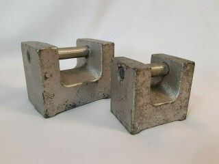 Antique Fairbanks Morse 1 & 2 Pound Cast Iron Scale Weight