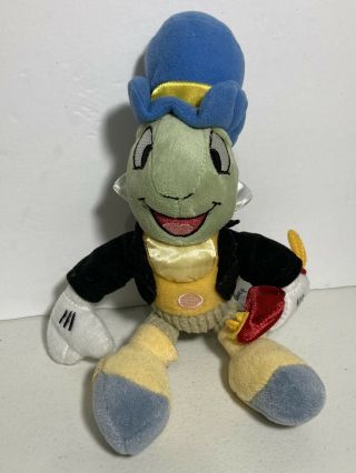 Jiminy Cricket Disney Pinocchio Snap Stuffed Animal Plush 10 " Toy Doll Cute