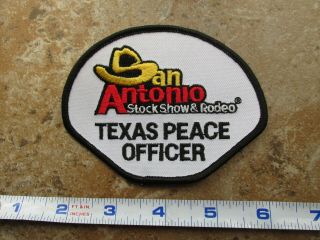 Obsolete Vintage San Antonio Stock Show & Rodeo Texas Peace Officer Police Patch