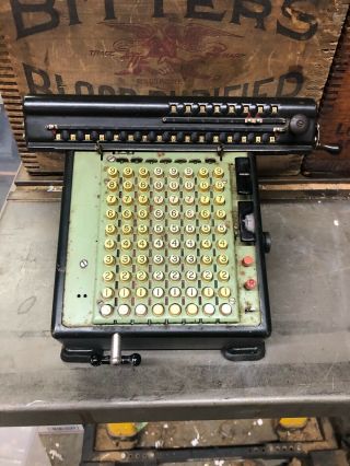 Antique Monroe High Speed Adding Calculator Office Machine