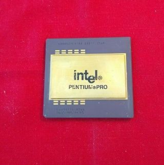 Intel Pentium Pro 256k Kb80521ex180 Q0871 ✅ Very Very Rare Vintage