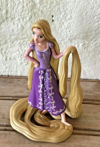 Disney Tangled Rapunzel Princess Figurine Cake Topper 3 1/2 "