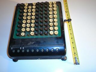 Antique Burroughs Calculator Mechanical Adding Machine Vintage 1915 - 35