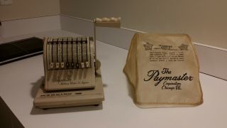 Vintage Paymaster Series 875 Check Writer & Signer