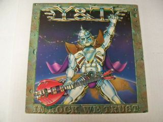 Y & T - In Rock We Trust - 1984 (ex) Lp - (hard Rock) - A & M Rec.  Sp 5007