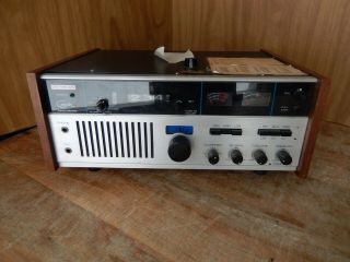 Vintage Courier Cb Ssb Base Station Radio Converted To 40 Ch