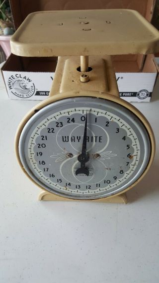 Vintage Way Rite Household Scale,  Hanson Scale Co. ,  Chicago