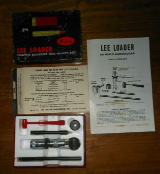 Vintage Lee Loader 32 - 20 Rifle (. 311/.  312 Bullet)