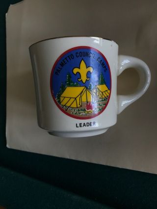 1974 (no Date) Palmetto Council South Carolina Camp Leader Coffee Mug Cup