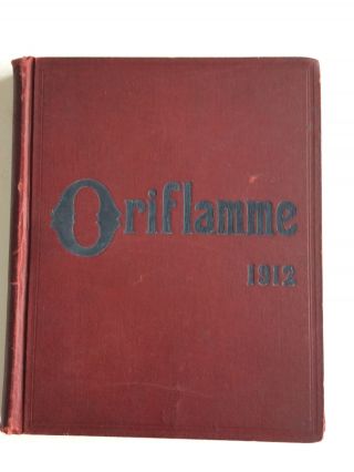 Vintage 1912 Franklin And Marshall College Yearbook,  Oriflame