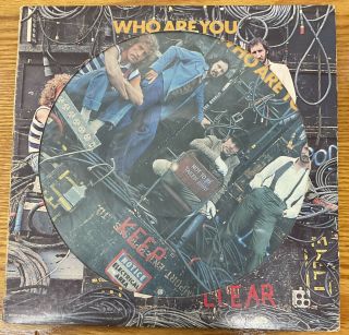 The Who - Who Are You Picture Disc Lp - Mca Vg,
