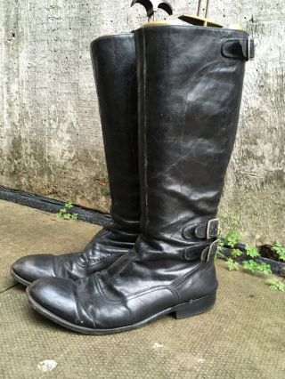 Paul Smith Vintage Style Motorcycle Boots Cafe Racer Uk 7 Eu 40