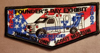 Vintage Oa Occoneechee Lodge 104,  2002 Noac Founders Day Ambulance Www