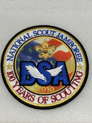 Bsa 2010 National Jamboree 100 Years Of Scouting 6 " Jacket Patch