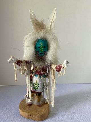 Hopi Kachina Corn Dancer Hand Carved Native American 9 