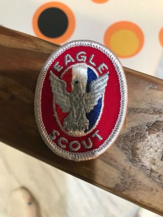 Vintage Boy Scouts Of America Bsa Eagle Scout Rank Badge Patch 1 Owner