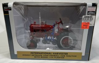 Speccast International Harvester 1948 Farmall Cub Tractor With Model 174 Planter