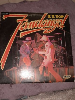 Zz Top ‎– Fandango Lp 1975 London Records ‎– Ps 656