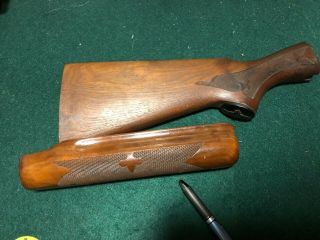 Remington 870 Shotgun Wood Stock Set 12ga Fleur De Lis Vintage Forend Pump