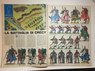 SOLDATINI DI CARTA (Corriere dP 9 1964) completo con BATTAGLIA GRECY e PUGLIA 3