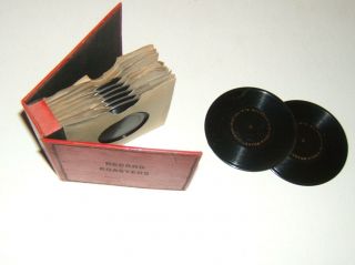 Rare Vintage Record Coaster Set From Japan