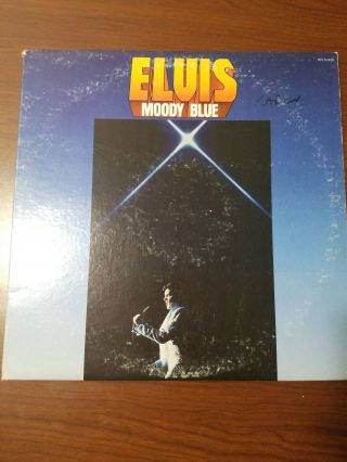 Elvis Presley Moody Blue Vinyl Record 1977 Nm