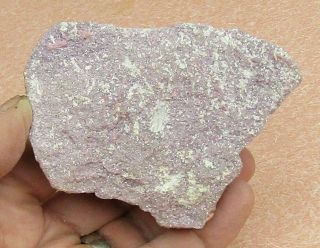Large Mineral Specimen Of Purple Lepidolite From San Diego Co. ,  Ca