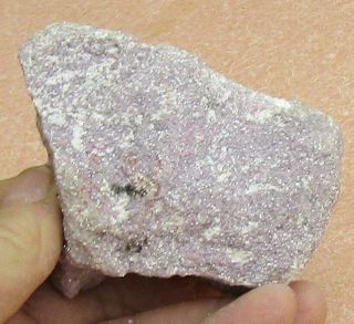 LARGE MINERAL SPECIMEN OF PURPLE LEPIDOLITE FROM SAN DIEGO CO. ,  CA 3