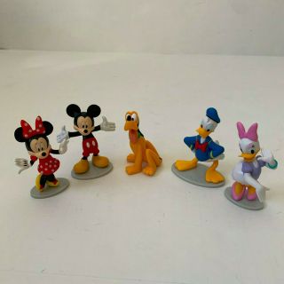 Disney Mickey Mouse Clubhouse Figure Set Of 5 Action Figurines Cake Topper Toys