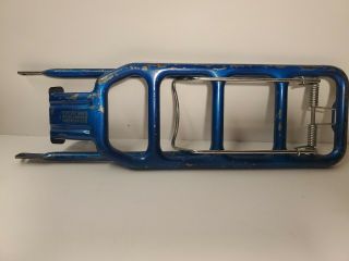 Vintage Raleigh Prestube Minor Bicycle Rack Rear Carrier Blue For 26 " Whee 1970s