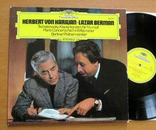 Dg 2530 677 Tchaikovsky Piano Concerto No 1 Lazar Berman Karajan 1976 Nm Germany