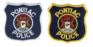 Pontiac Michigan (now Oakland County Sheriff) Police Patch Command And Patrol